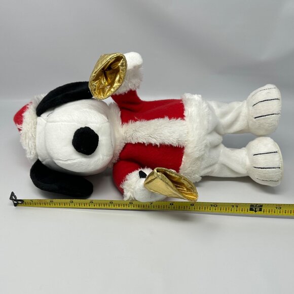 Hallmark Peanuts Snoopy Christmas Plush With Golden Bells 2010 READ - Picture 6 of 8